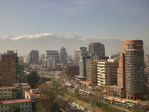 Santiago from our Hotel Window