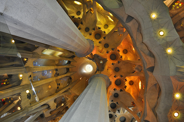 Sagrada Familia Ceiling Frescos