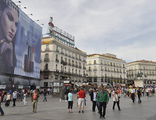 Madrid Plaza del Sol – the Center of the Spanish Empire