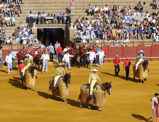 Matadors, Torredores and Piccadores in Sevilla Bull Ring